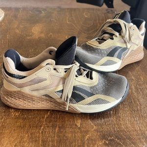 Reebok Nano X. Men’s Size 9 (27cm). Tan/brown/black